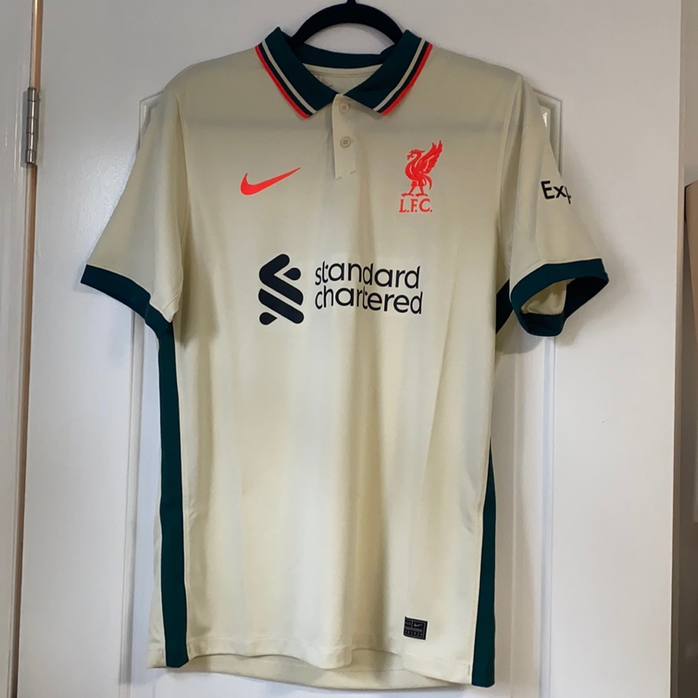 Brand new Liverpool away jersey Salah